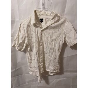 LA 32 White Flower Top Button Large